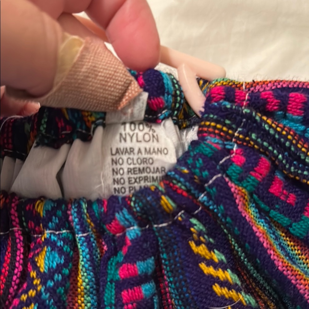 Colorful Ruffled Baby Dress with Lace - Picture 9 of 9